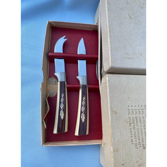 VTG Sheffield English Cutlery Presentation Set 14 of 19 Pcs one knife w no leafs - Picture 6 of 16